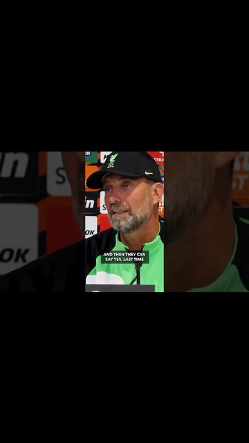 'If that happens again, I would play it again! Or much better sort in that moment!' | Jurgen Klopp