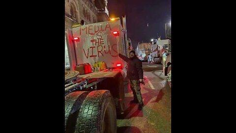 Farmers join the Freedom Convoy in Ottawa. & the media is the enemy of the people