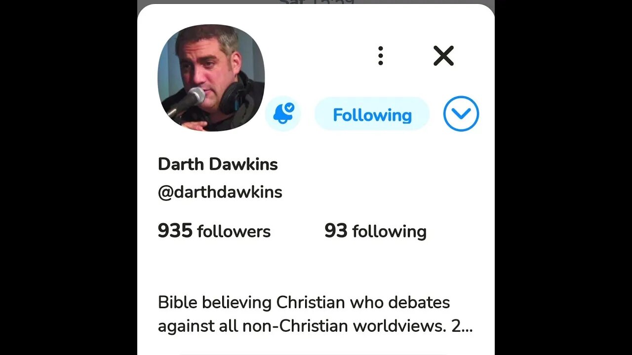 22 May 2022 #Darth Dawkins * #KJV * #clubhouse *