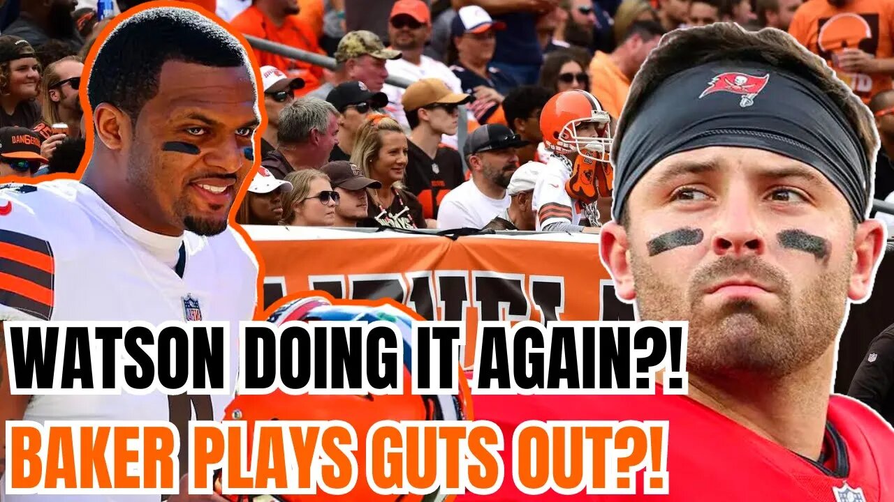 DESHAUN WATSON DISASTER Resembles Houston Texans MESS! Baker Mayfield PLAYS HIS GUTS OUT! WHAT IF?!