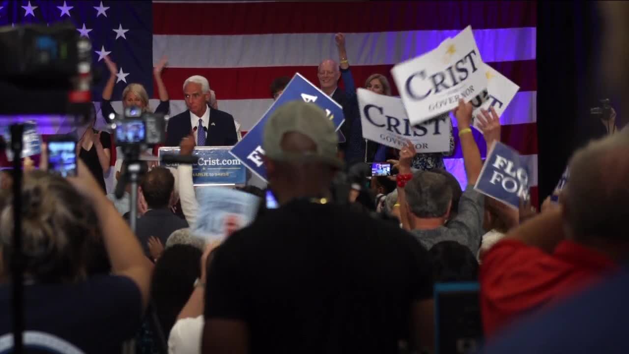 Crist wins gubernatorial nomination to face Gov. DeSantis