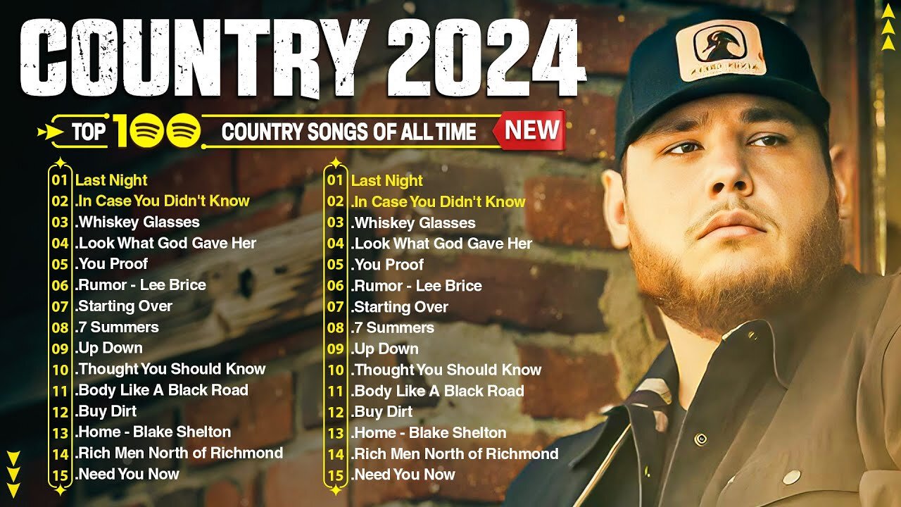 Country Music 2024 🎶 Luke Bryan, Morgan Wallen, Luke Combs, Kane Brown, Jason Aldean,Chris Stapleton