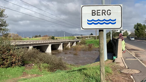 Stock: Berg River during June 2023 floods 