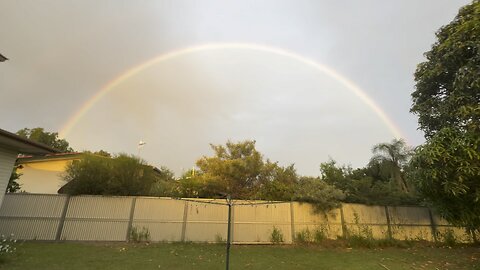 Rainbow, Sun, rainbow, Sun.