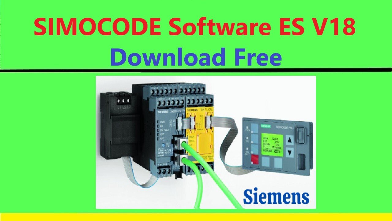 0182 - Siemens SIMOCODE Software ES v18 Download Free