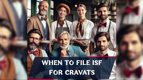 ISF Filing for Cravats: When to File and Avoid Customs Delays