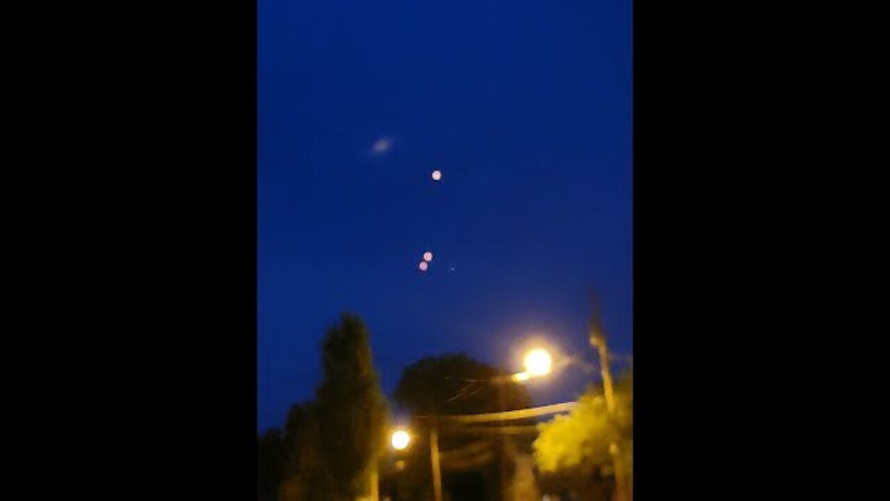 Recorded some orbs (ufos?) as I was walking home.