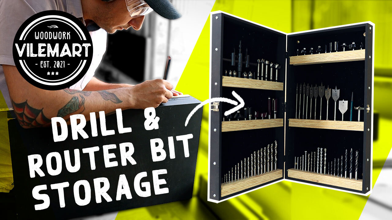 Building a Router & Bit Storage Cabinet