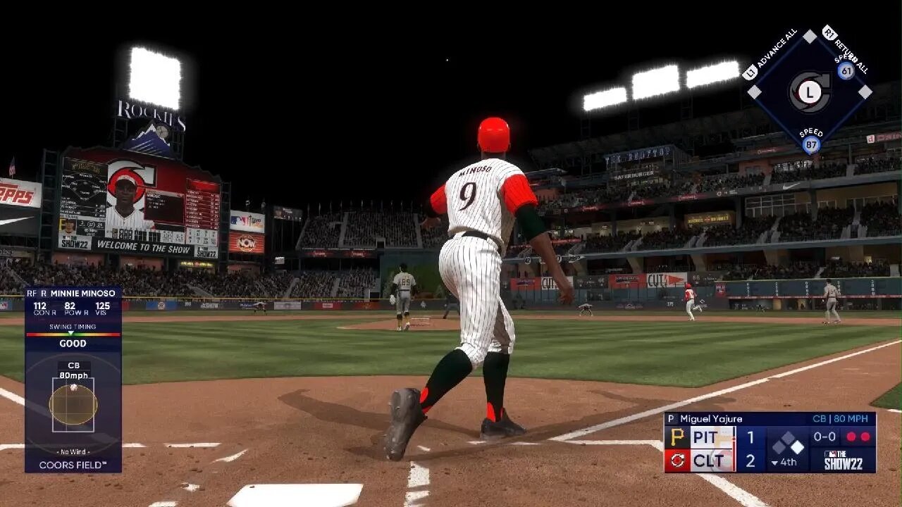 MLB The Show 22 Minnie Minosa 470 ft Blast