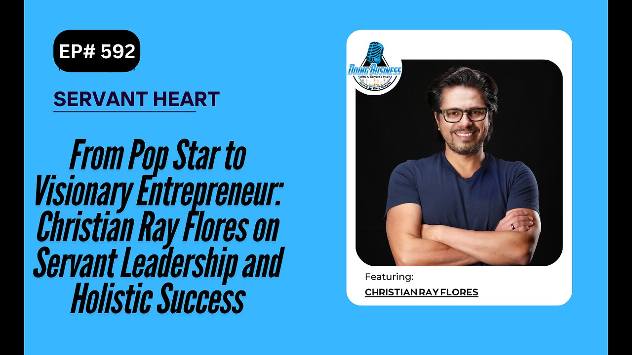 From Pop Star to Visionary Entrepreneur: Christian Ray Flores Holistic Success