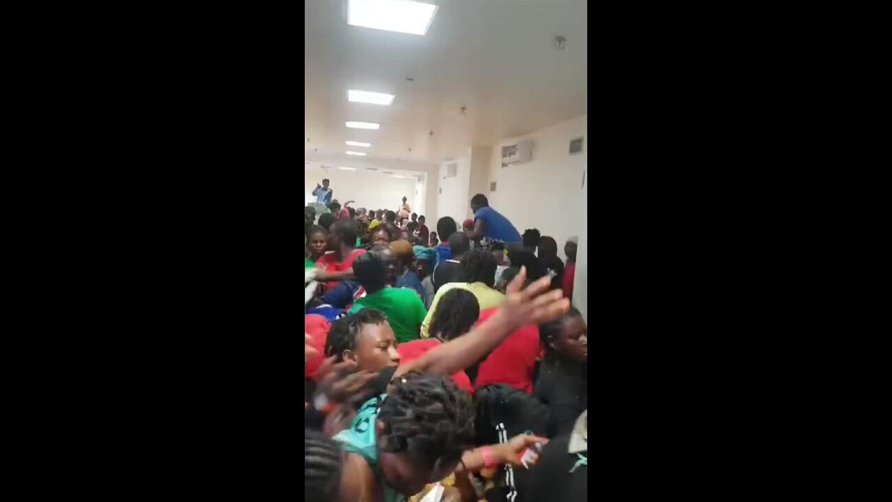 Clown World Tensions rise on Italy's Lampedusa island as migrants demand food and housing