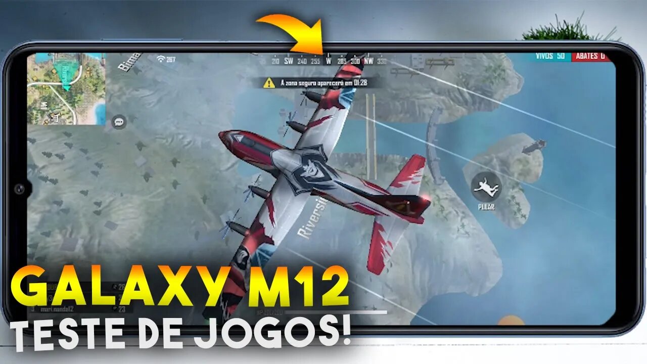 Galaxy M12 - Teste de JOGOS! COD Mobile, Asphalt 9 e Free Fire será que roda liso?