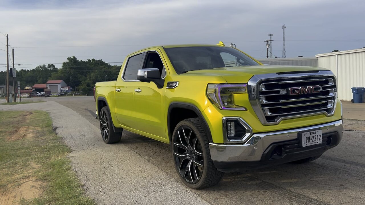 2019 gmc sierra custom headlights