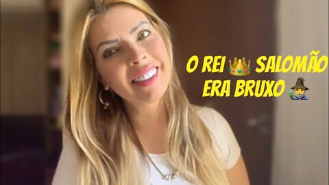 O REI 👑 SALOMÃO ERA 🧙‍♂️ BRUXO E DELE VEM TODA A MAGIA COMO A CONHECEMOS HOJE!