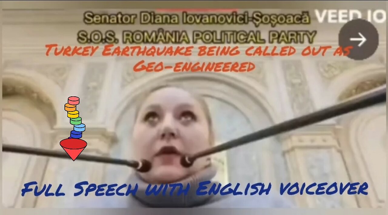 Turkey Earthquake Geoengineered- Senator Diana Iovanovichi-Sosoaca