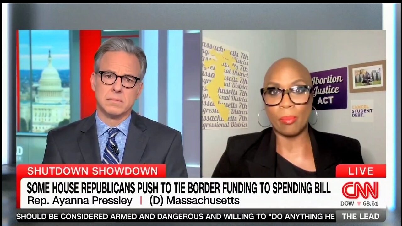 CNN’s Tapper Calls Out Clueless Democrat Pressley Over Her Absurd Comment