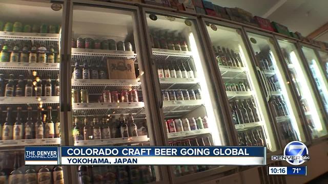 Colorado's craft beers are showing up on Japanese shelves as craft brew craze heads overseas