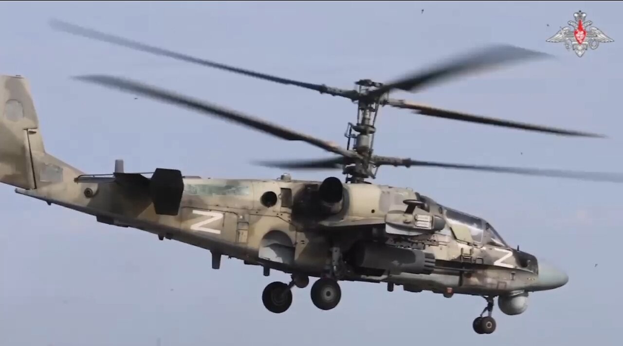 DENAZIFIERS - Good work, rotorcraft! 💥 The Ka-52 Alligator attack helicopter