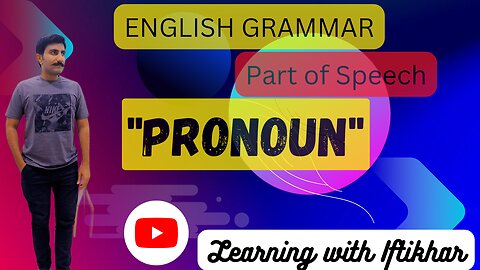 Pronouns part of speech