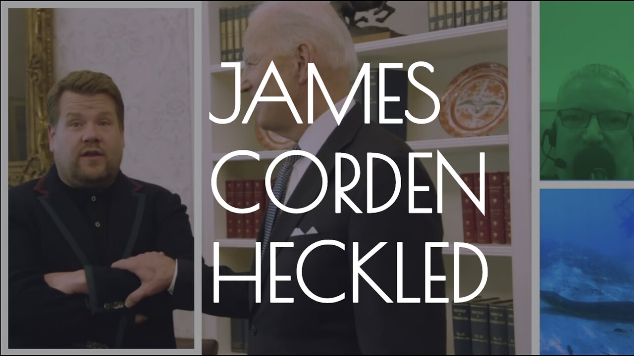 JAMES CORDEN HECKLED | #rudecomedy #heckler #satire