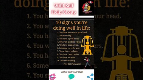 🔥10 signs you are doing well in life🔥#shorts🔥#wildselfhelpgroup🔥14 August 2022🔥