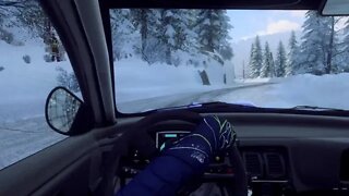 DiRT Rally 2 - Impreza S4 Slips and Slides Through Col de Turini