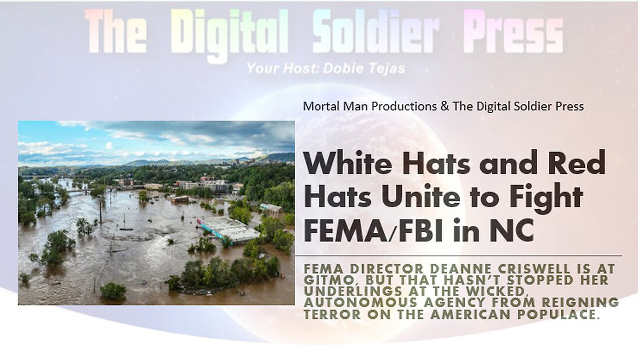 White Hats and Red Hats Join Forces Against FEMA-FBI Brigands in NC