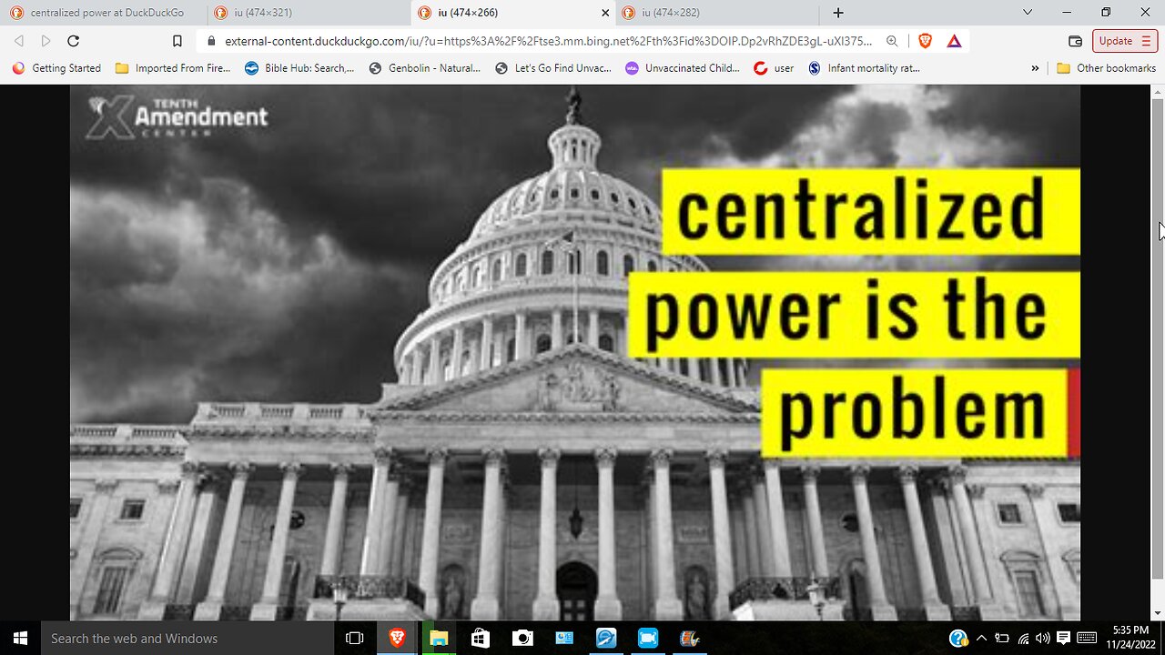 Centralized power