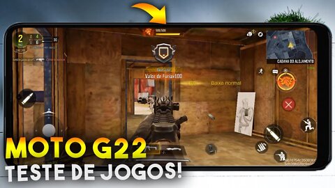 MOTO G22 - Teste de JOGOS! COD Mobile será que roda liso?
