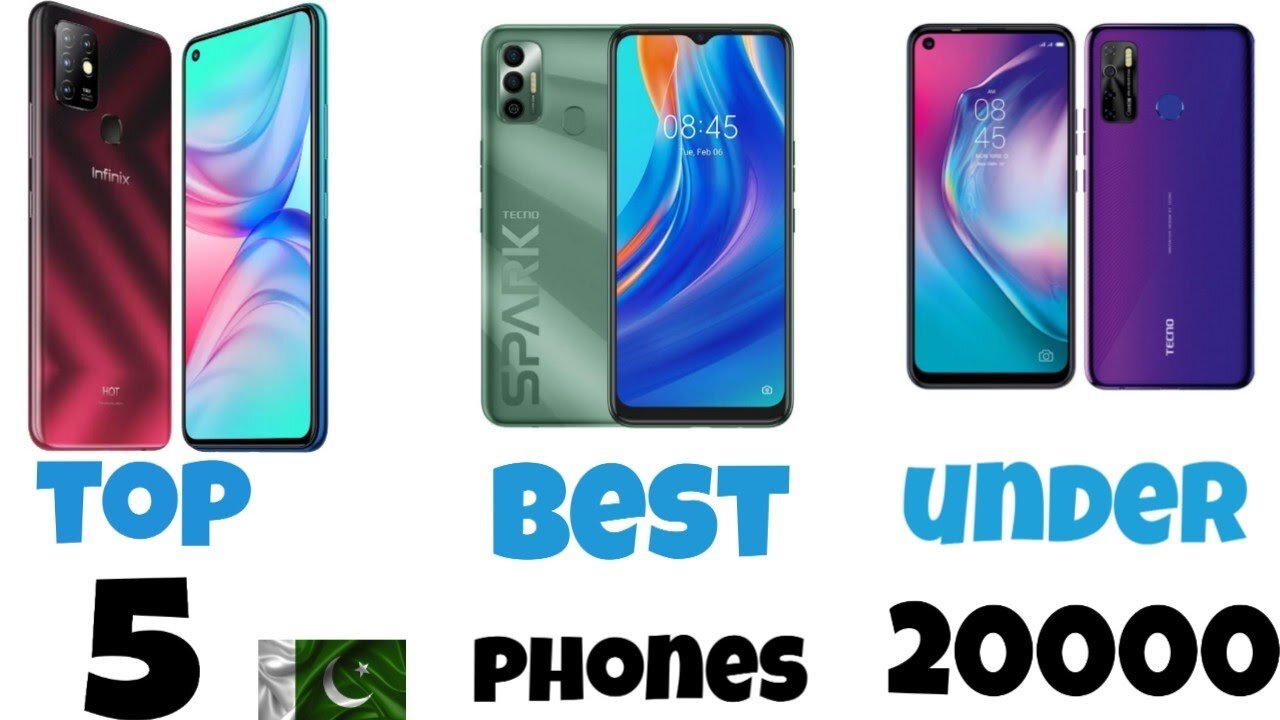 Top 5 best smartphones under 20000||In Pakistan|| All details||