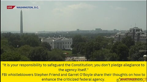 It is your responsibility to safeguard the Constitution; you don't pledge allegiance