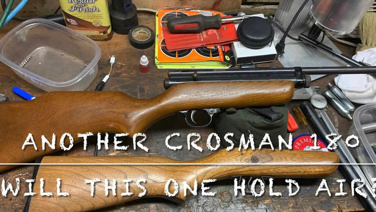 Picked up the second Crosman 180 this week! Will this one hold air? Lets find out.