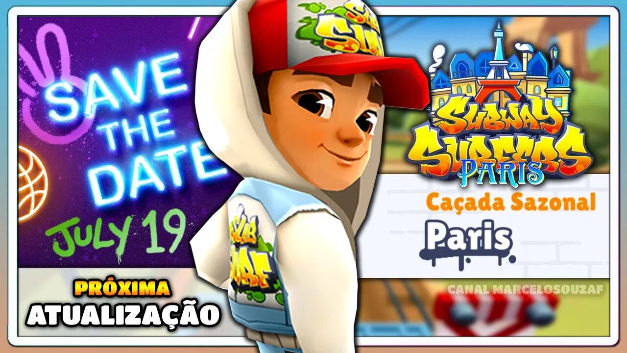 Próxima Atualização e Caçada Sazonal | Subway Surfers Paris 2021