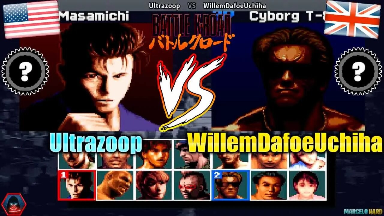 Battle K-Road (Ultrazoop Vs. WillemDafoeUchiha) [U.S.A. Vs. United Kingdom]