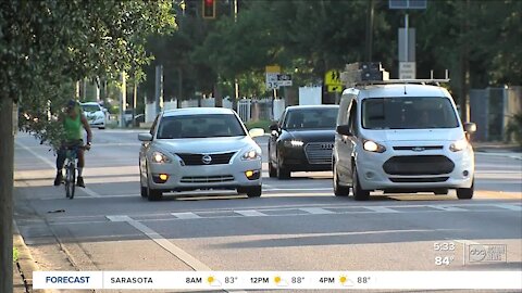 New traffic light installed near MacFarlane Park Elementary School in West Tampa