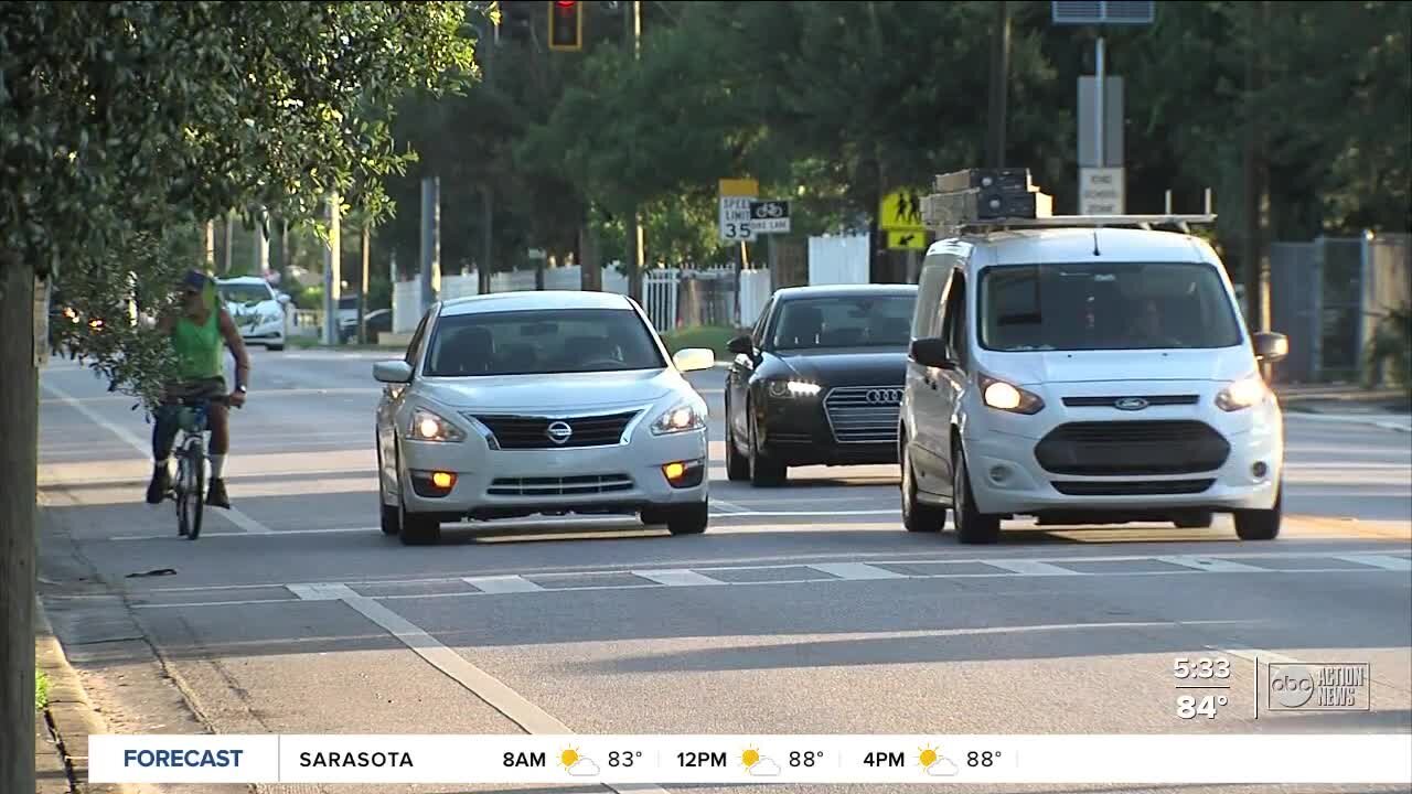 New traffic light installed near MacFarlane Park Elementary School in West Tampa