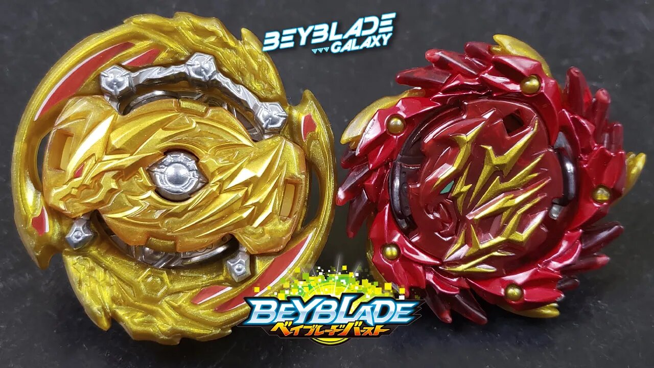 GRAND DRAGON .α'L.Fl GOU vs SHINING αMATERIOS .0.Ds' - Beyblade Burst ベイブレードバースト