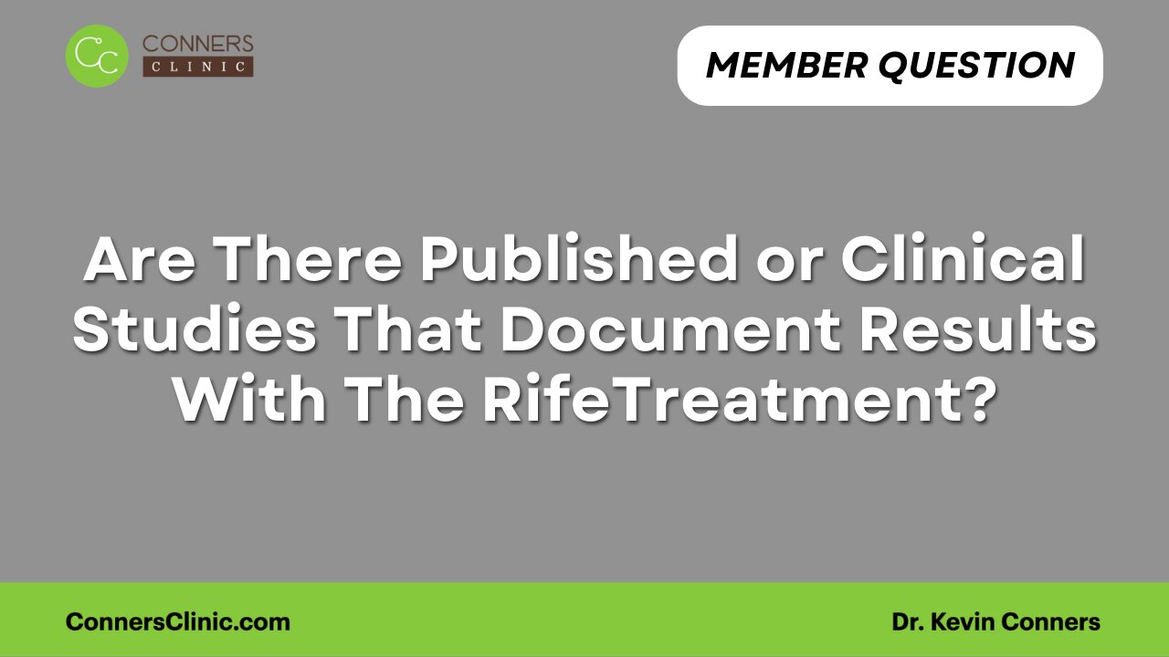 Are There Published or Clinical Studies Results Of The Rife Treatment