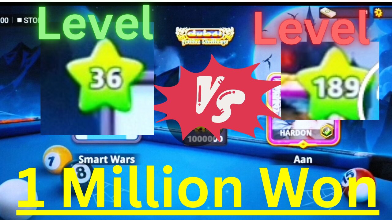 Level 36 Defeats Level 189! Unbelievable 8-Ball Pool Victory on Rumble!