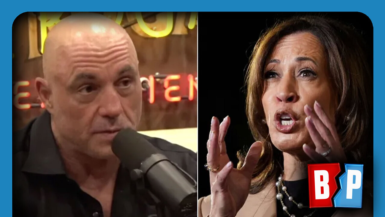 Rogan PUSHES For Kamala Studio Interview