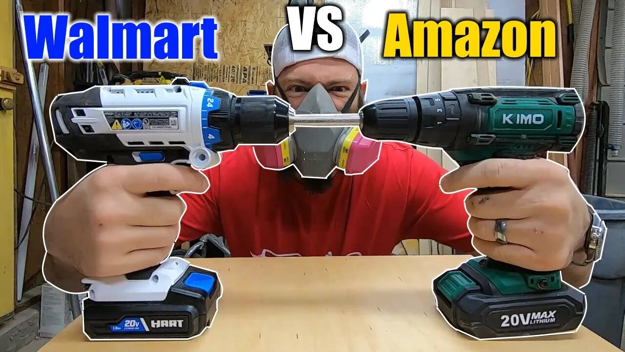 Amazon Drill VS Walmart Drill | Do Not Try This At Home | THE HANDYMAN |