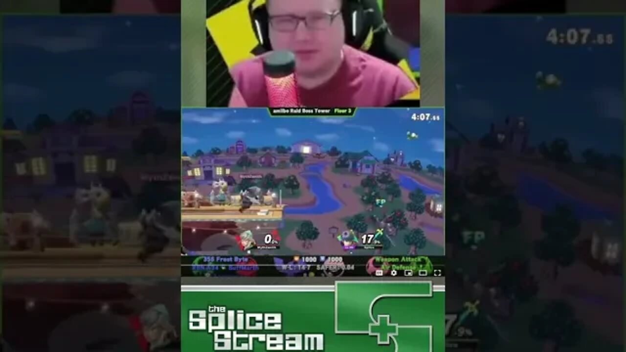 I dair-ed him to spike an amiibo as Link | amiibo Raid Boss Tower