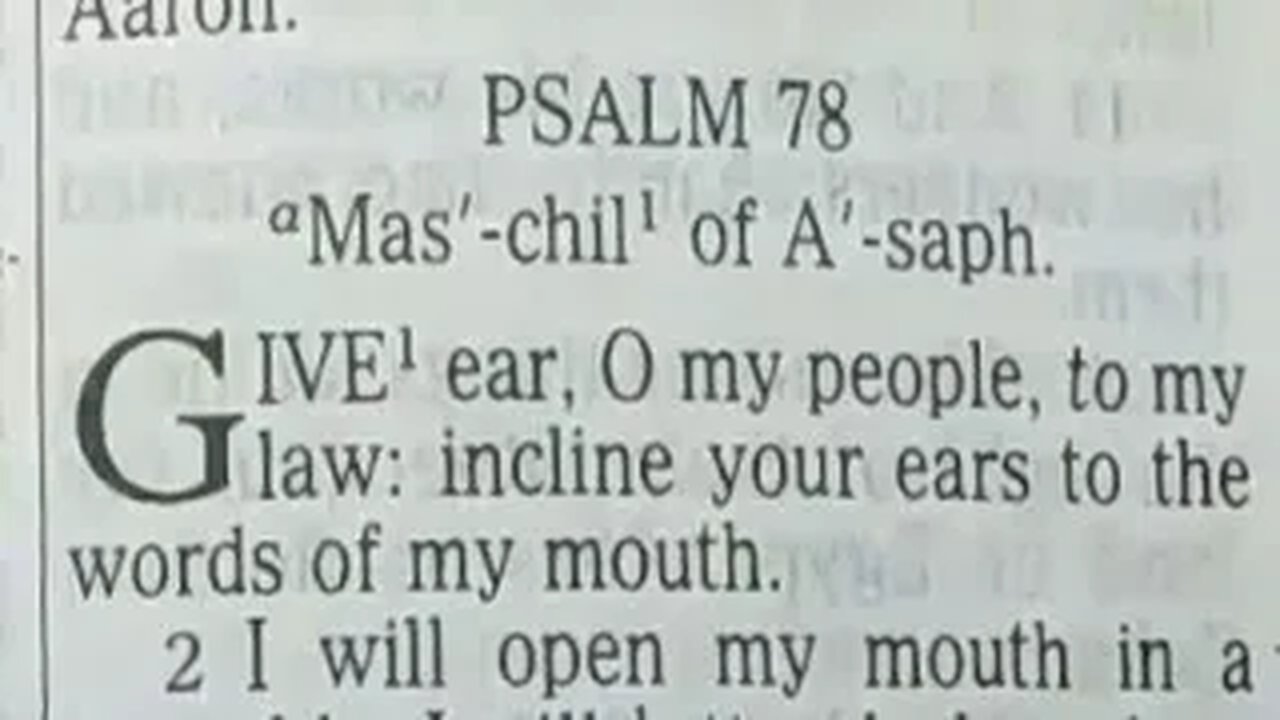 Psalms: 78-79