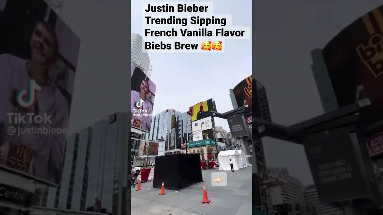 Justin Bieber Trending Sipping French Vanilla Flavor Biebs Brew 🥰🥰#shorts @justinbieber on TikTok