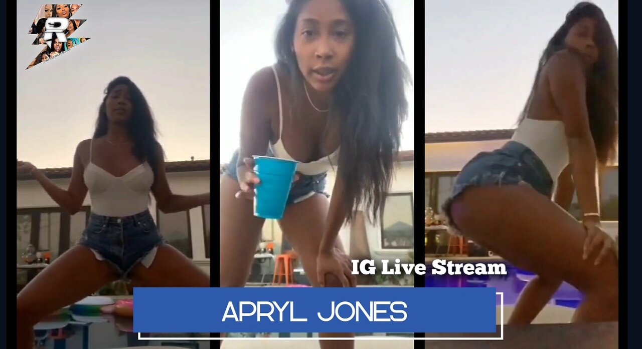 Apyrl Jones Dancing by the pool