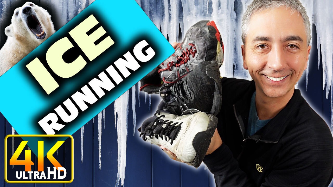 How To Add Ice Traction to Running Shoes - CHEAP! (4k UHD)