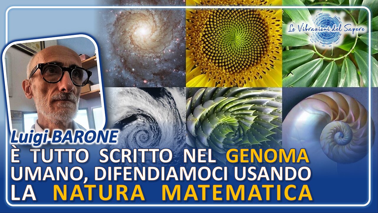 È tutto scritto nel genoma umano, difendiamoci usando la natura matematica - Dr Luigi Barone
