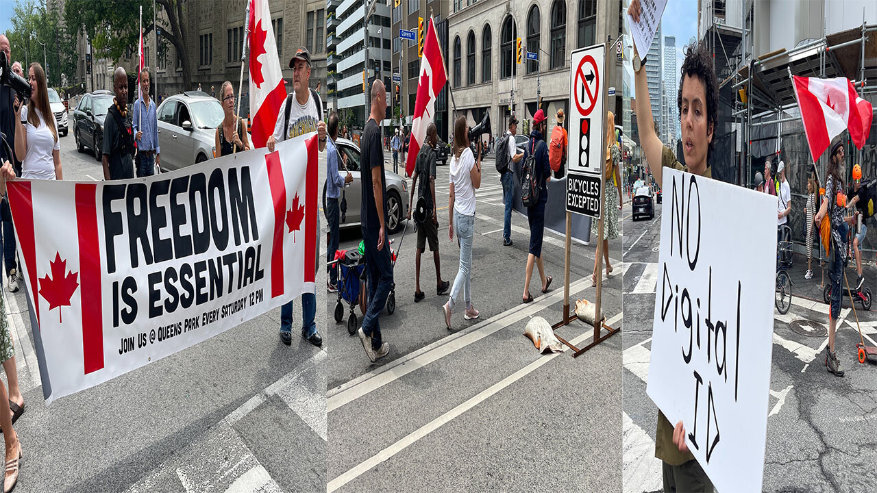 Raw Video: Toronto weekly freedom rally