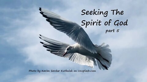 Seeking the Spirit of God, part 5