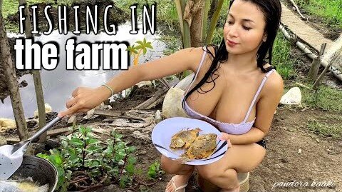 FISHING AND COOKING IN THE FARM !